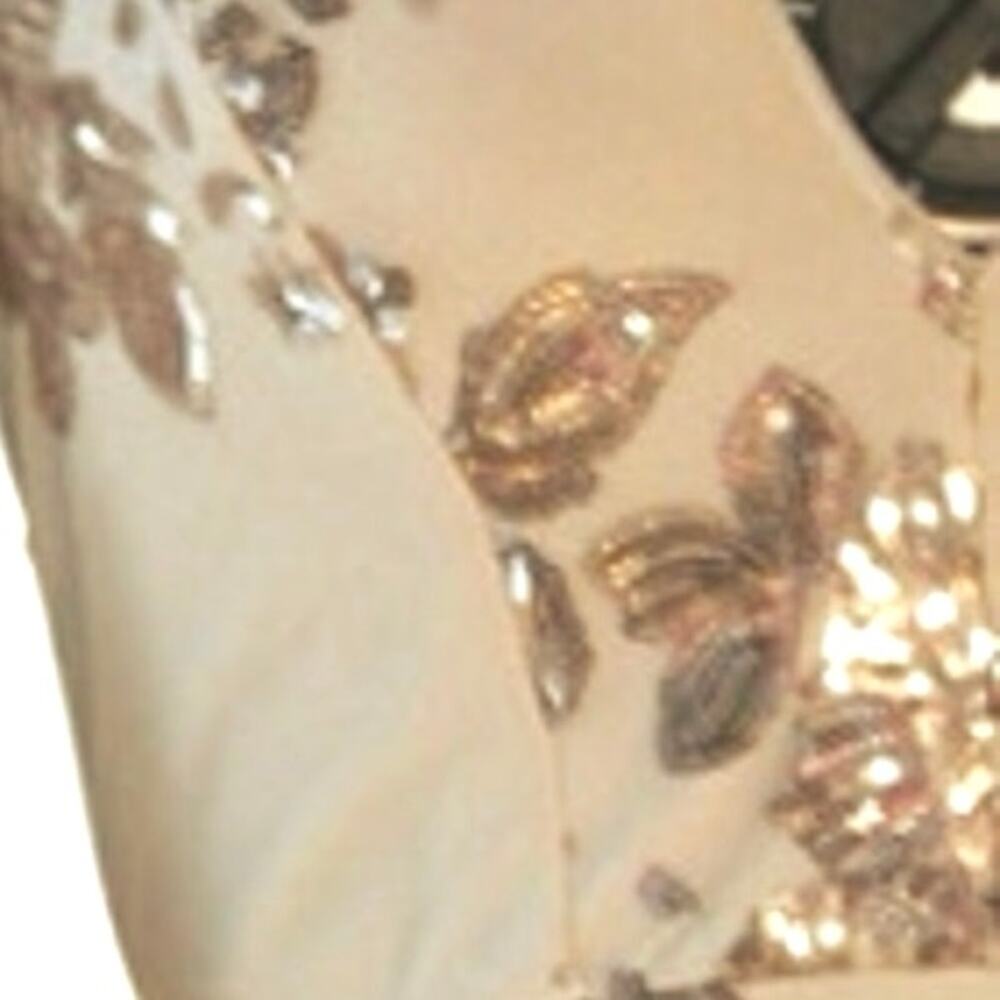 Gorgeous Showpo Long Sleeve Champagne Sequin  Mini dress  Women's Size S - Picture 6 of 6